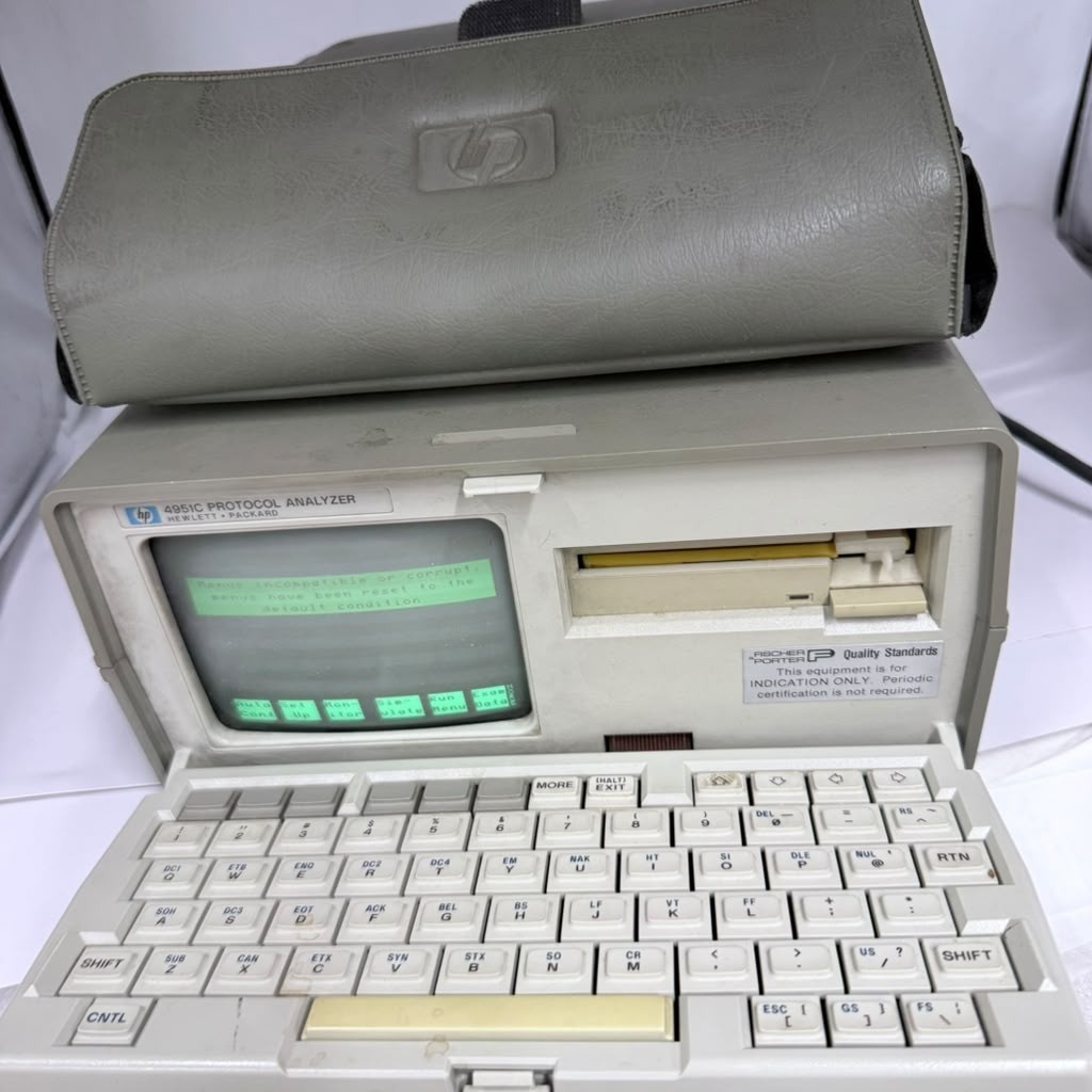 HEWLETT-PACKARD HP 4951C PROTOCOL ANALYZER, SONY MFD-2DD MADE IN USA HEWLETT-PACKARD HP 4951C PROTOCOL ANALYZER, SONY MFD-2DD MADE IN USA