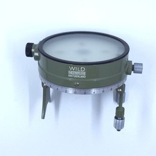 VTG Rare Wild Heerbrugg Switzerland Circular Compass Green Precision Surveying picture