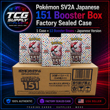 【USA SELLER】100% Factory Sealed Pokemon 151 Booster Box Case (12 box) Japan 151 picture