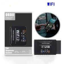 ELM327 V1.5 WiFi OBD2 Scanner Black Car Diagnostic Tool  picture