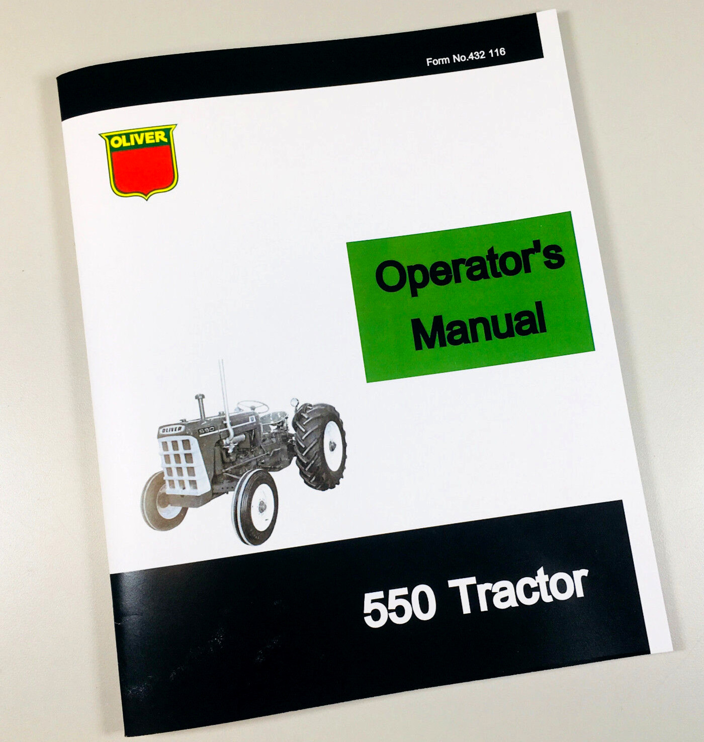Oliver 550 Tractor Owners Operators Manual Maintenance Oliver 550 Tractor Owners Operators Manual Maintenance