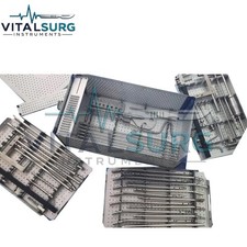 Tibia & Femur nail instrument set & 50 nails & 100screw & Aluminim box-189 Pc-SS picture