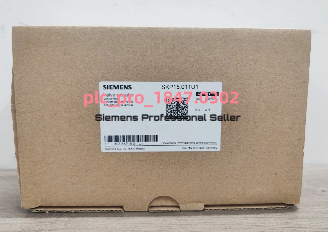 SKP15.011U1 1PCS Brand New Siemens SKP15.011U1 Gas Valve Actuator Fast shipment SKP15.011U1 1PCS Brand New Siemens SKP15.011U1 Gas Valve Actuator Fast shipment