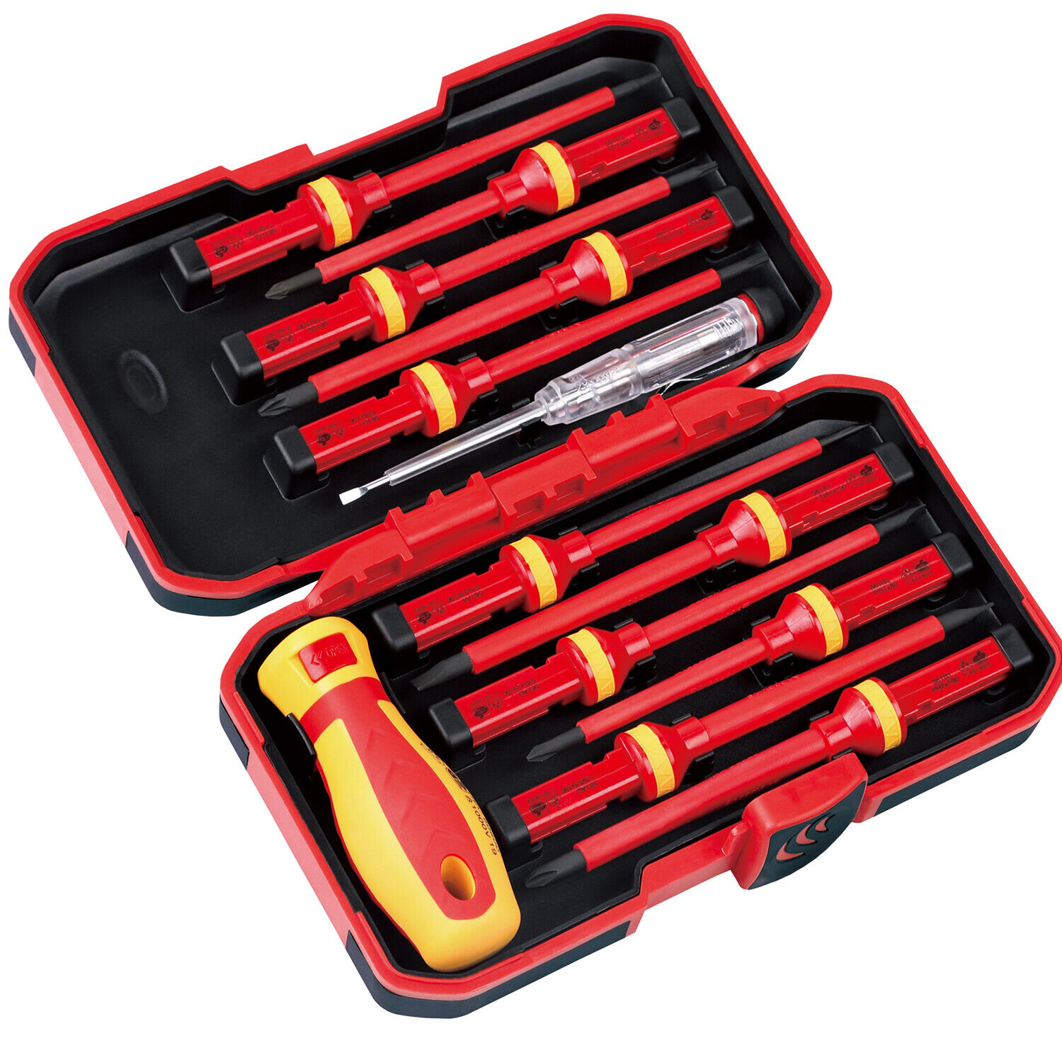 13PC 1000V Magnetic Insulated Electrician Screwdriver Set VDE-GS DIY Tool Kit