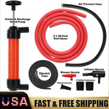 Multi-Use Liquid Transfer Siphon Hand Pump US For Fuel Diesel Oil Kerosene Water picture