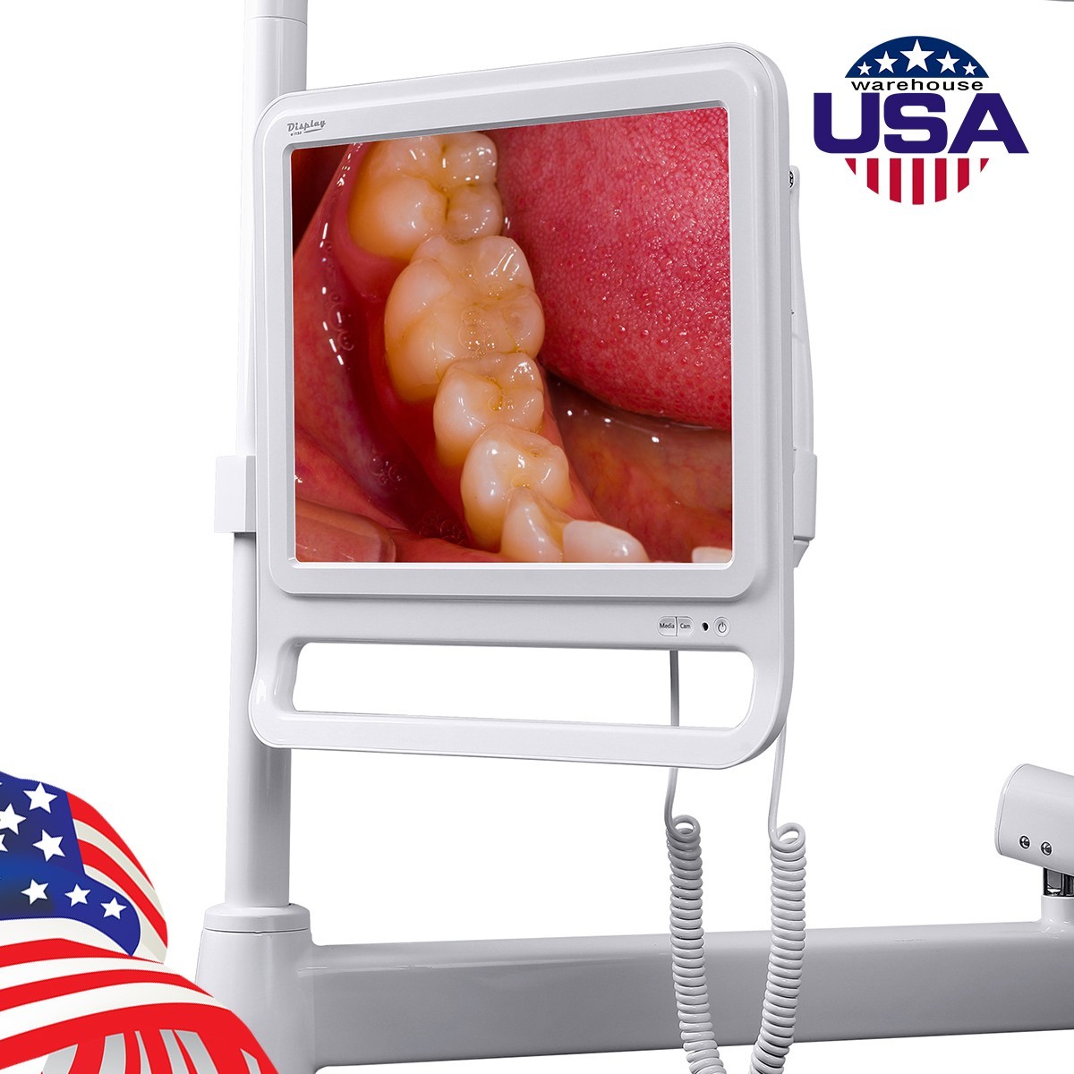 17 Inch Dental Intra Oral Camera 16 Megapixel Intraoral LCD Monitor /With Holder