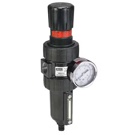 Parker 07E44b18ac Filter/Regulator, 11.76 In. H, 3.24 In. W Parker 07E44b18ac Filter/Regulator, 11.76 In. H, 3.24 In. W