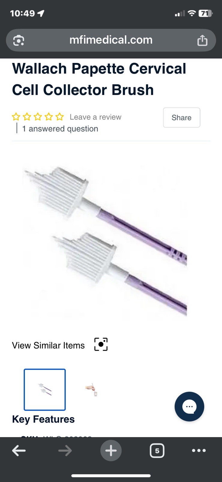 Wallach Papette Cell Collector Broom (Case of 500)  