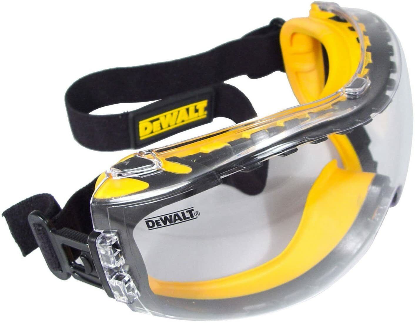 1 PR. DeWalt DPG82-11 CLEAR ANTI FOG Protective Over Glasses Safety Goggles Z87+