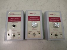 Lot of 3 AMD Telemedicine TelePhonic Stethoscope AMD-3700 Devices picture