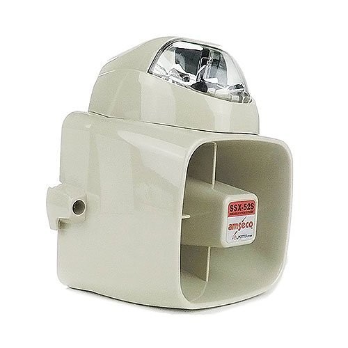 AMSECO POTTER SSX52SC SIREN AND STROBE COMBINATION - CLEAR… AMSECO POTTER SSX52SC SIREN AND STROBE COMBINATION - CLEAR…