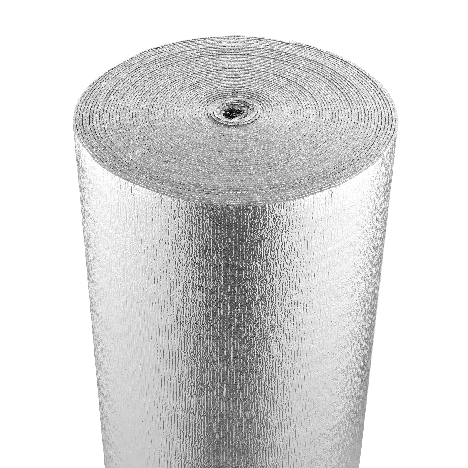 VEVOR Double Reflective Insulation Roll Foam Core Radiant Barrier 48in x 100 ft VEVOR Double Reflective Insulation Roll Foam Core Radiant Barrier 48in x 100 ft