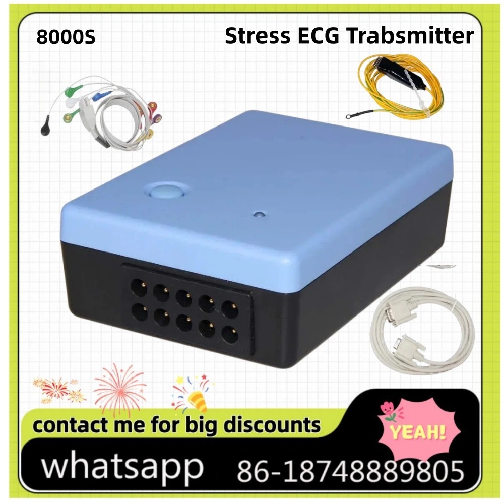 CONTEC8000S 12-Lead Wireless Stress ECG System, Sampling Test + Software CONTEC8000S 12-Lead Wireless Stress ECG System, Sampling Test + Software