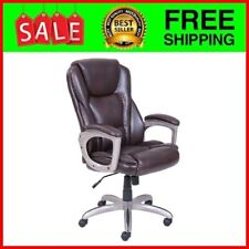 Serta Heavy-Duty Bonded Leather Commercial Office Chair with Memory Foam, 350 lb picture
