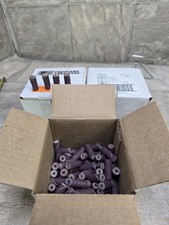 1bx Standard Abrasives 3/8x 1 x 1/8” Straight Cartridge Rolls 80 Grit/Box of 100 picture