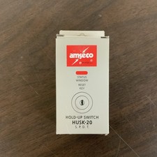 NEW Amseco HUSK-20  Potter Security System Hold-Up Switch With KEYS picture