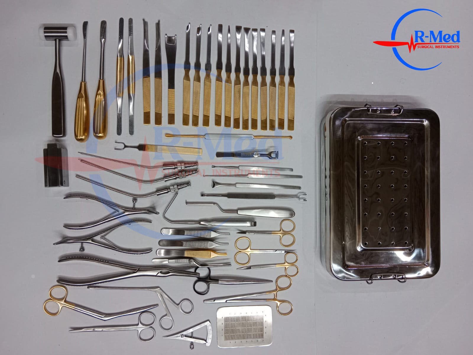 Rhinoplasty Instruments Set 50 Pcs of ENT Nasal Surgical Instruments Rhinoplasty Instruments Set 50 Pcs of ENT Nasal Surgical Instruments