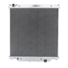 Chrome Aluminum 2-Row Racing Radiator 2003-2007 picture