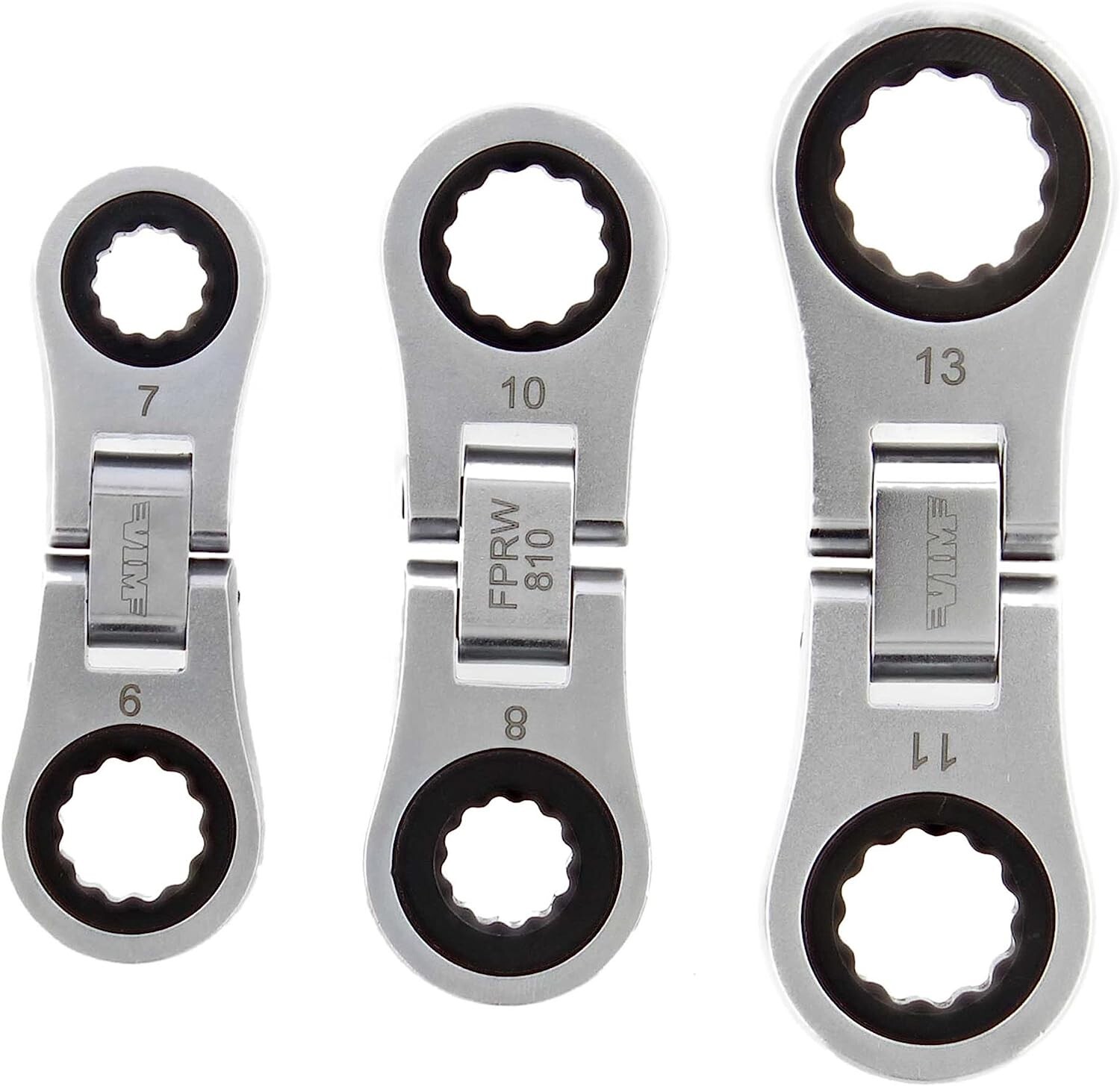 VIM Tools FPRW100 - 3 Piece Metric Flex Palm Ratchet Set VIM Tools FPRW100 - 3 Piece Metric Flex Palm Ratchet Set
