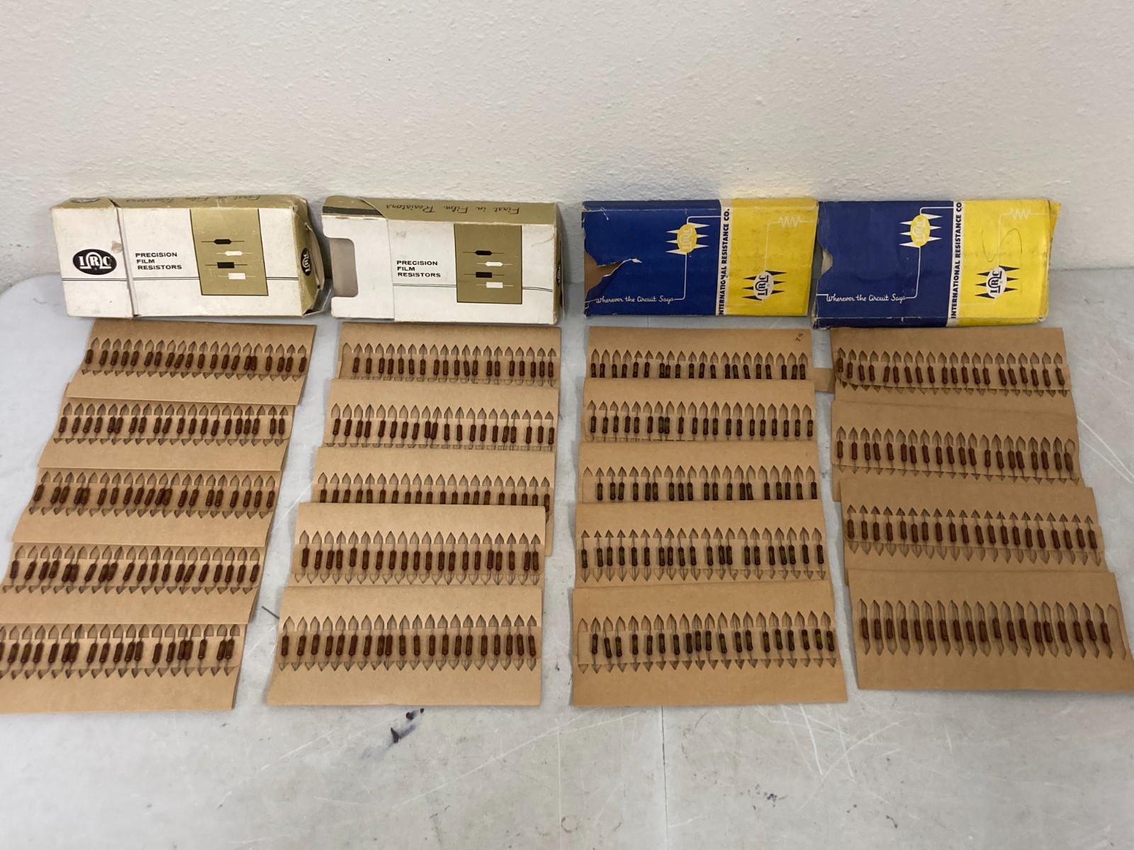 NOS IRC Precision Film Resistors Large Bulk Lot Original Boxes