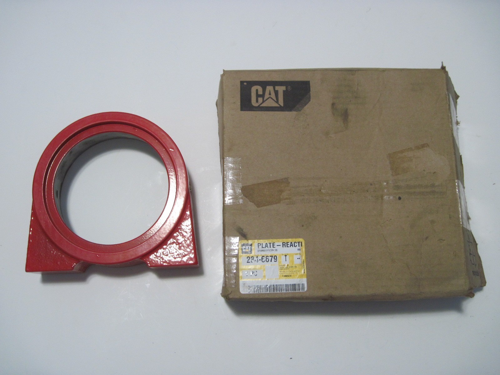 NOS CAT 284-6679 Caterpillar Reaction Plate Fits Track Skidder 517 527 Genuine NOS CAT 284-6679 Caterpillar Reaction Plate Fits Track Skidder 517 527 Genuine