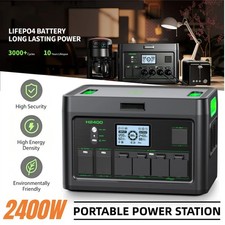2400W 1843.2Wh Portable Power Station Solar Power Generator  for Camping Travel picture