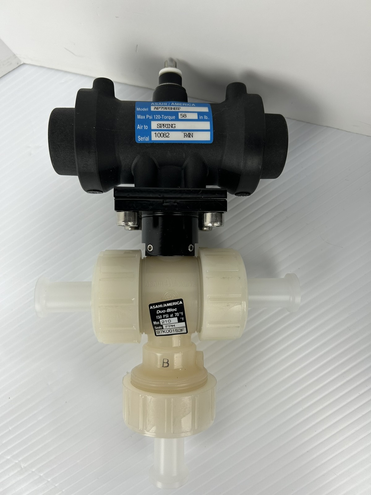 Asahi America AP79PSNST Pneumatic Actuator Spring Return with Duo-Bloc Valve Asahi America AP79PSNST Pneumatic Actuator Spring Return with Duo-Bloc Valve