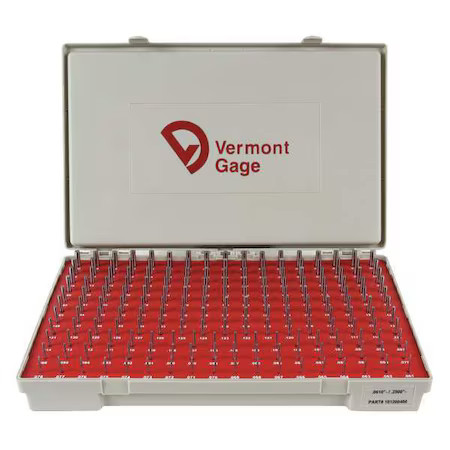 Vermont Gage 101200400 Pin Gage Set, Minus, Class Zz, 190 Pcs Vermont Gage 101200400 Pin Gage Set, Minus, Class Zz, 190 Pcs