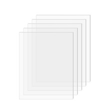 [5-Pack] SimbaLux® Acrylic Sheet Clear 8”x10” 0.08” Thick (2mm) Plexiglass picture