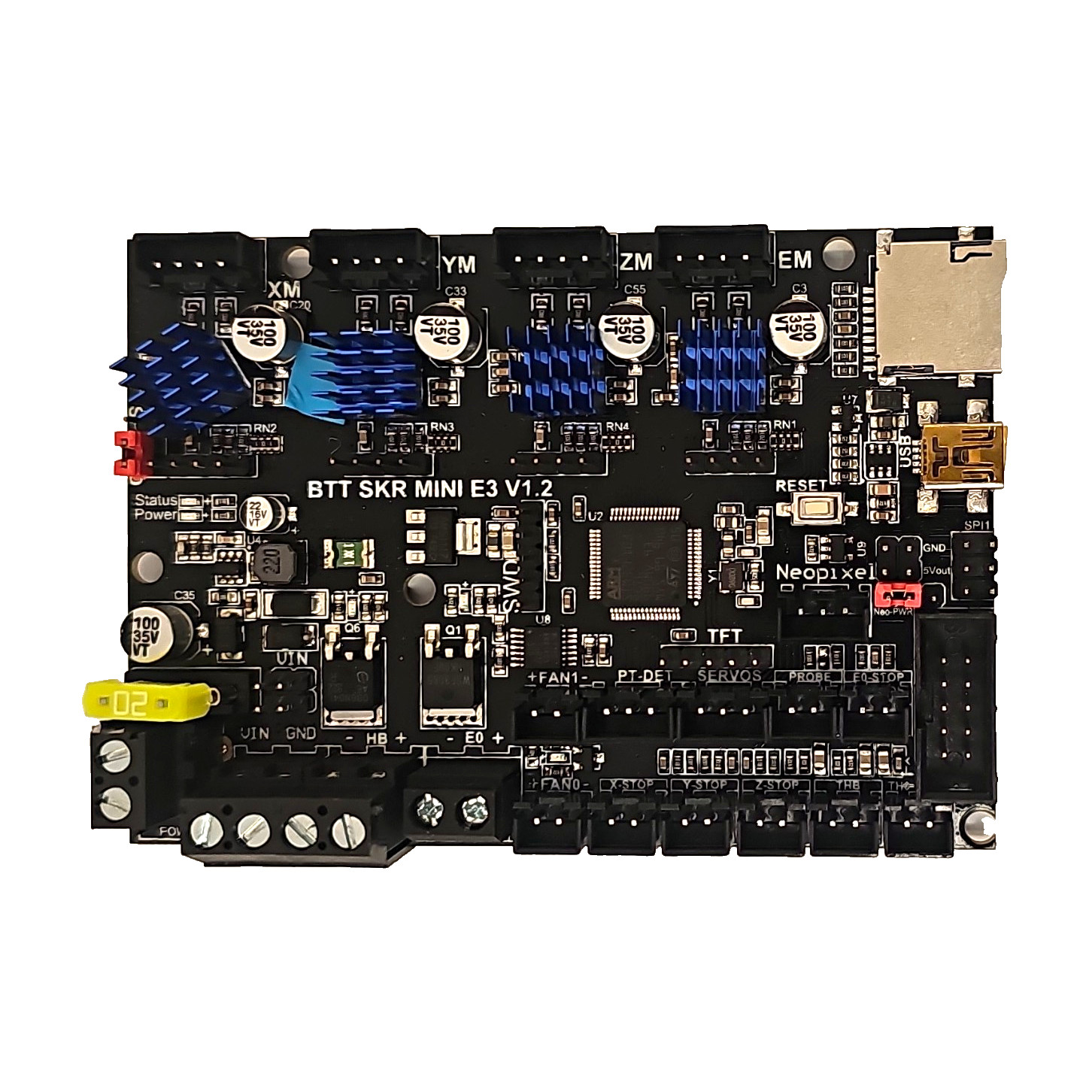BIGTREETECH SKR MINI E3 V1.2 ARM Development Board Micro USB MicroSD Slot
