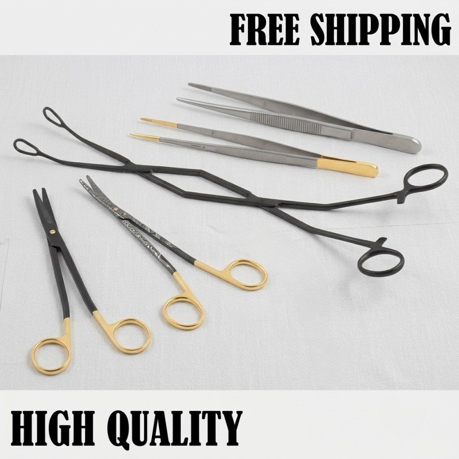 4pcs Black Entopic Penile Implant & Sphincter Surgery Set Urology Instruments 4pcs Black Entopic Penile Implant & Sphincter Surgery Set Urology Instruments