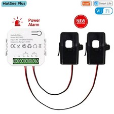Tuya WIFI Smart Energy Meter AC100-240V CT Clamp App Control 80A Power Monitor E picture