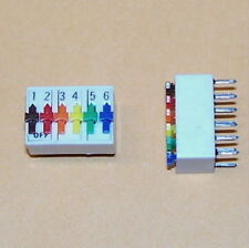 = COLORED = 2 PCS lot 6 position microprocessor computer motherboard DIP switch  picture
