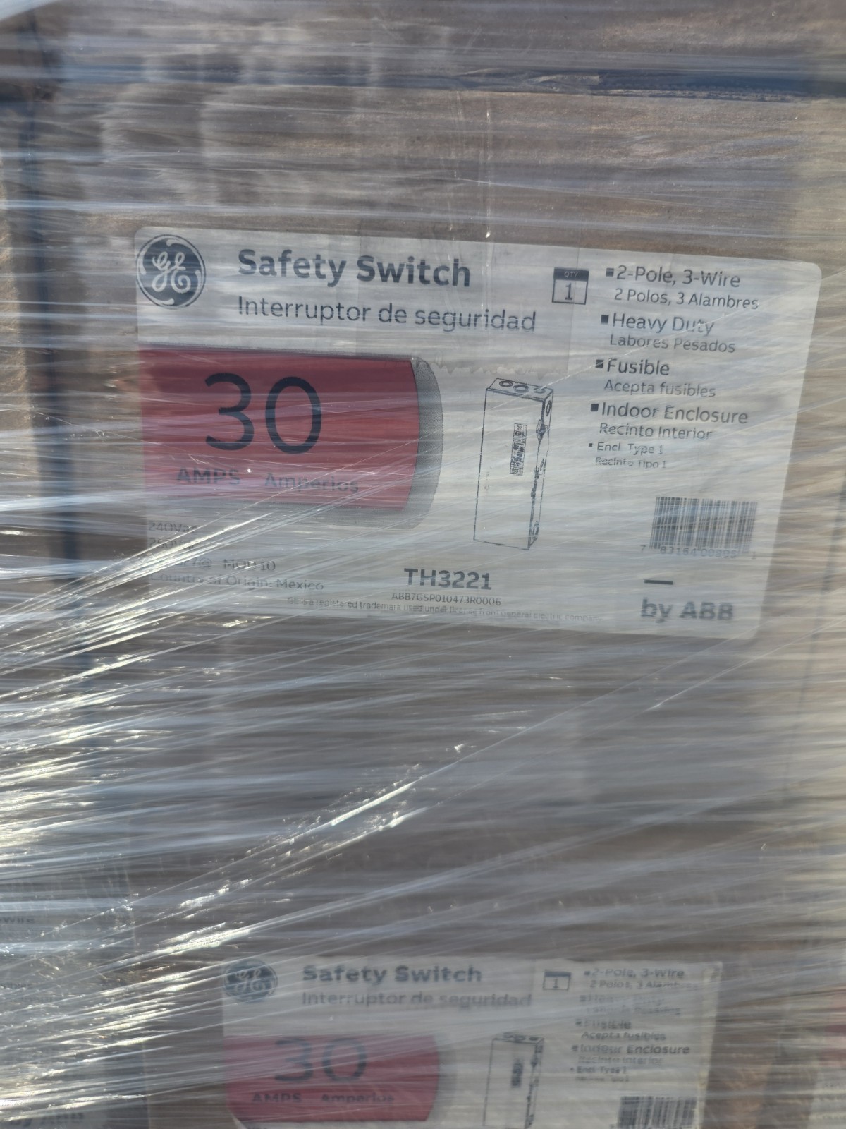 TH3221 GE NEW IN BOXES 2P FUSIBLE DISCONNECTS (137 AVAILABLE) 