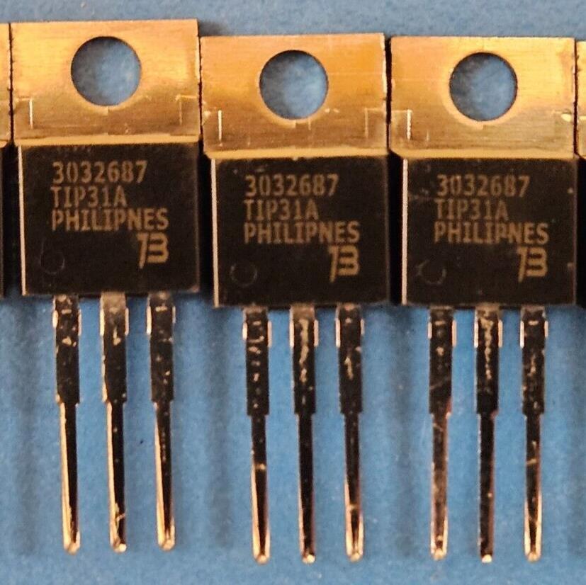 (3PCS) TIP31A Power Bipolar Transistor, 3A, 60V, 1-Element, NPN, TO-220 (3PCS) TIP31A Power Bipolar Transistor, 3A, 60V, 1-Element, NPN, TO-220