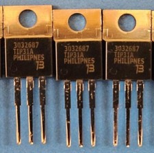 (3PCS) TIP31A Power Bipolar Transistor, 3A, 60V, 1-Element, NPN, TO-220 picture