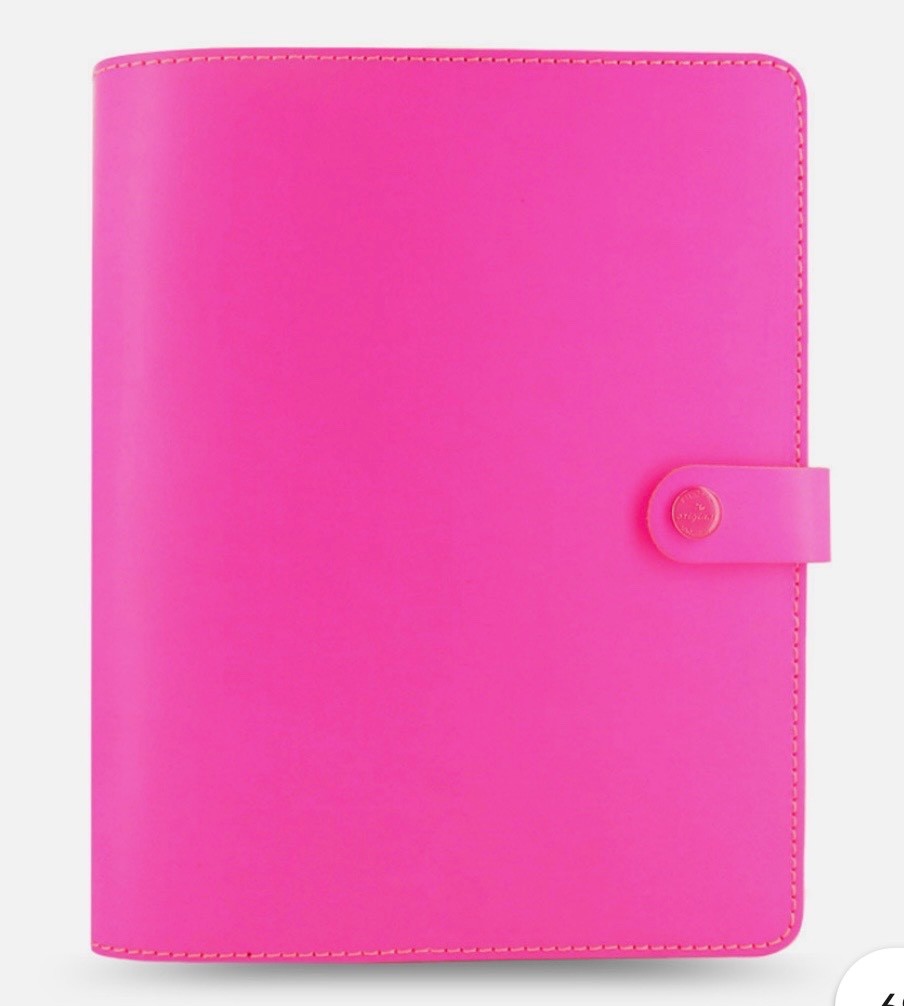 Filofax The Original Organizer, A5 Size, Fluoro Pink - Leather, Six Rings Filofax The Original Organizer, A5 Size, Fluoro Pink - Leather, Six Rings