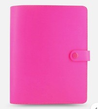 Filofax The Original Organizer, A5 Size, Fluoro Pink - Leather, Six Rings picture