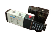 24V AIRTAC 4V21008 4V21008BT 4V210-08 PNEUMATIC NPT AIR VALVE AVS-5212-24D NITRA picture