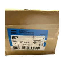 Crouse-Hinds LB777 2-1/2 in Condulet Form 7 LB Conduit Outlet Body picture