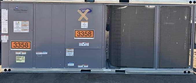 Carrier 20 Ton Package Unit AC and Heat 16.8 SEER 2 Stage 480v High Efficiency