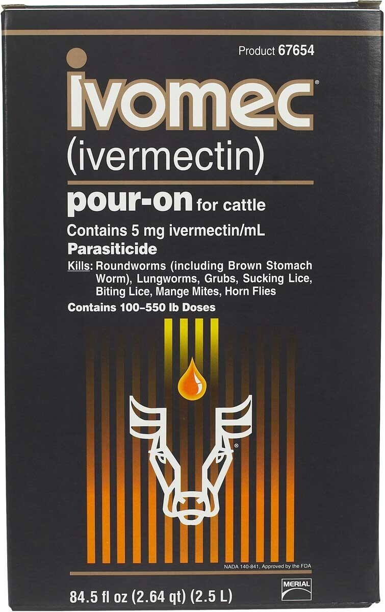 New 2.5 L POUR-ON Cattle Dewormer roundworms lungworms grubs horn flies sucking New 2.5 L POUR-ON Cattle Dewormer roundworms lungworms grubs horn flies sucking