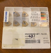 SECO Carbide Inserts - WNGG080401-MF1, TS2000 - Qty. 10 - Brand NEW picture