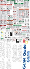 Fits Genie GS-2632 Decal Kit Scissor Lift Stickers -  picture