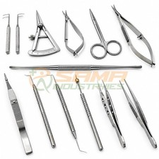 13 PCS  Glaucoma Surgical Instruments Set Ophthalmic & Silicone Stainless Steel picture