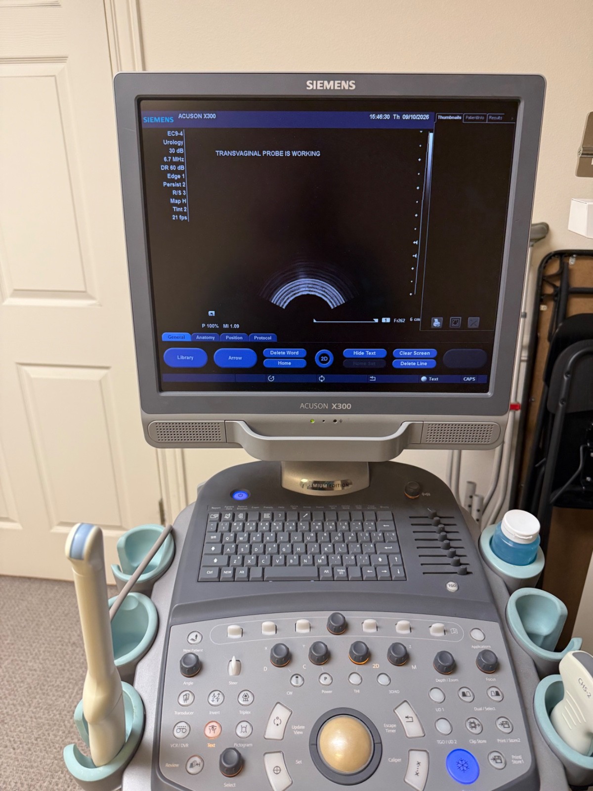 Ultrasound machine Siemens Acuson X300 Ultrasound System (Premium Edition) Ultrasound machine Siemens Acuson X300 Ultrasound System (Premium Edition)