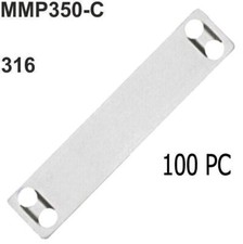 Panduit MMP350-C Cable Markers TIES Plate Wire Labels 316 STAINLESS STEEL 100 PC picture