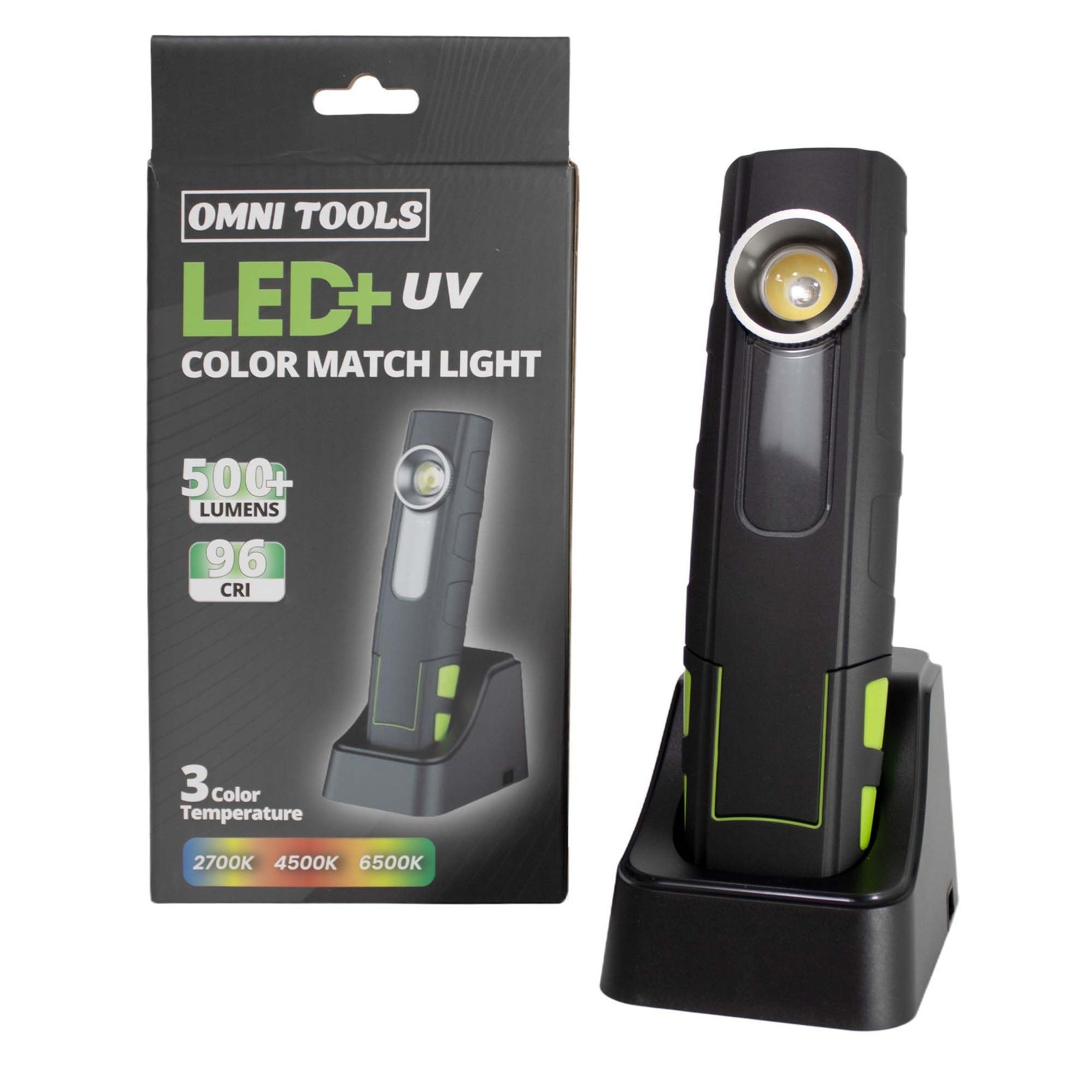 Handheld LED Color Matching & Auto Detailing Light, 500 Lumen, CRI 96 True Handheld LED Color Matching & Auto Detailing Light, 500 Lumen, CRI 96 True