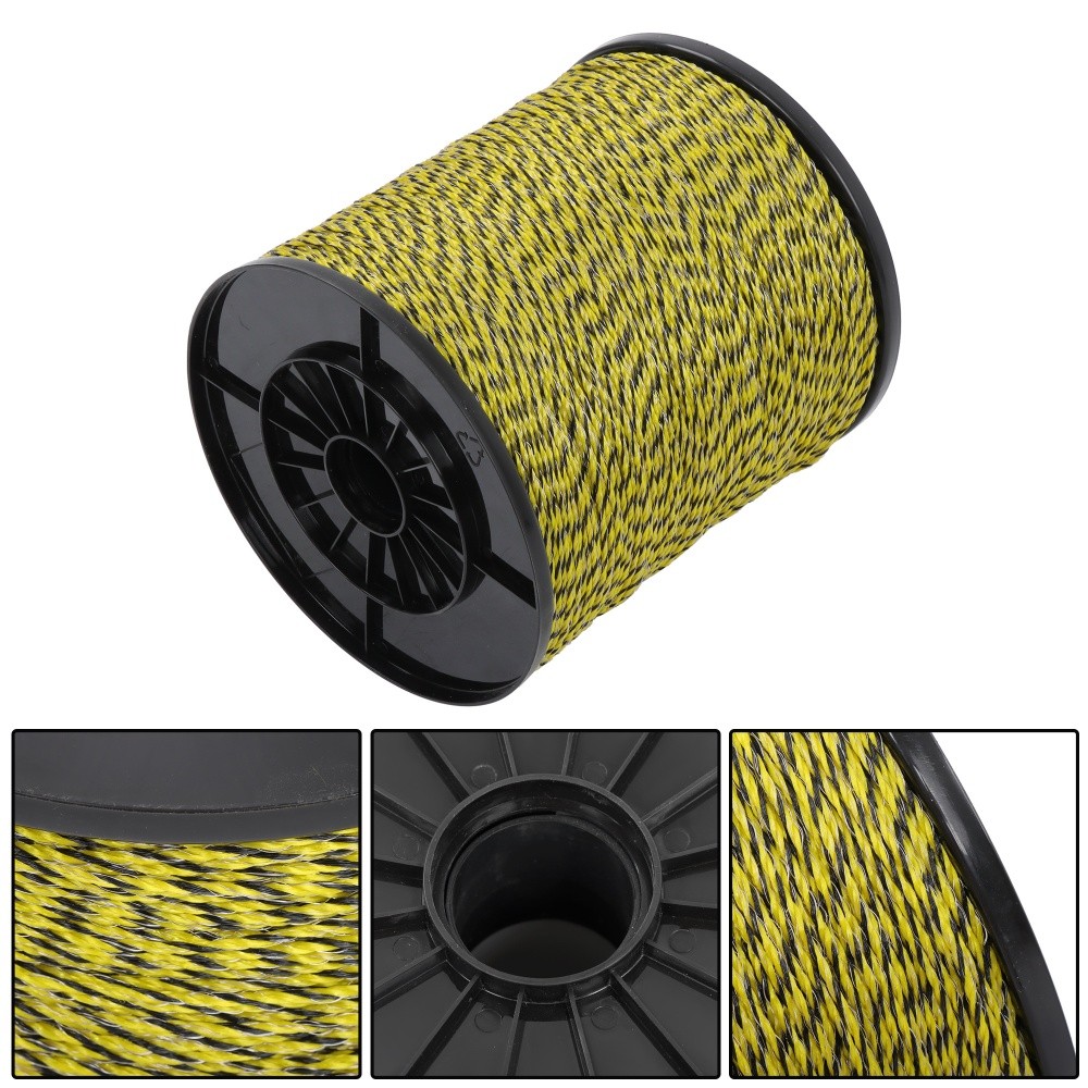 3366Ft 1/8 inch Electric Fence Wire Fencing Polywire Horse Cattle Livestock 3366Ft 1/8 inch Electric Fence Wire Fencing Polywire Horse Cattle Livestock