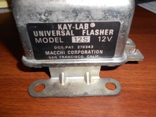 VINTAGE KAY-LAB , MODEL 12S, FLIP-FLOP, 12V, FLASHER USED ON EMERGENCY VEHICLES picture